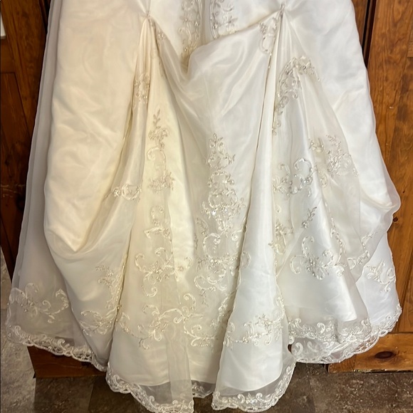 David's Bridal Ivory Wedding Dress - Picture 9 of 14